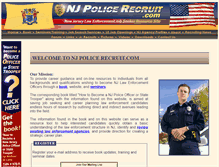 Tablet Screenshot of nj-police-recruit.com